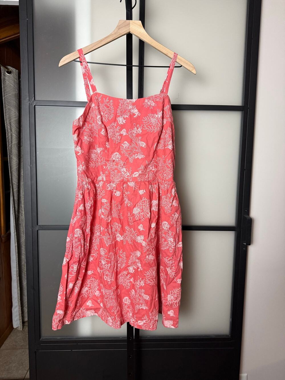 Tori Richard Disney Dress Mickey and Donald Scuba Size Large